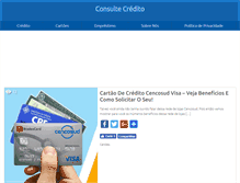 Tablet Screenshot of consultecredito.com